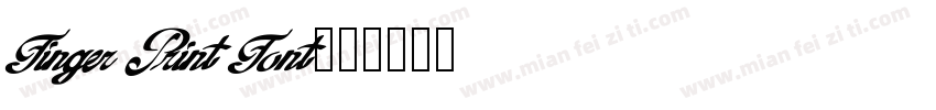 Finger Print Font字体转换